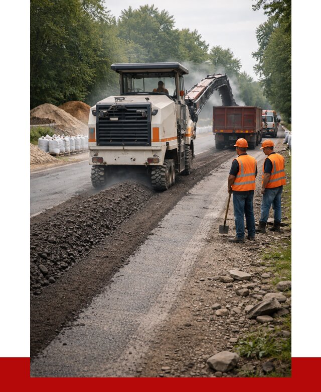 Фрезерованный асфальт в Великом Новгороде от 2251 р./куб. | ПРОНЕРУДВлк