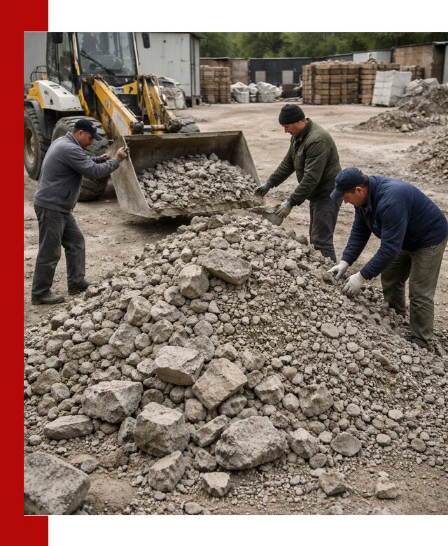 Демонтаж и вывоз бой бетона в Великом Новгороде