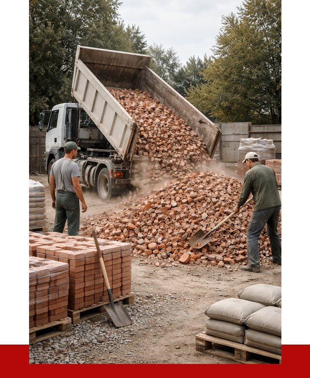 Бой кирпича в Великом Новгороде с доставкой от 4297 руб/куб | ПРОНЕРУДВлк