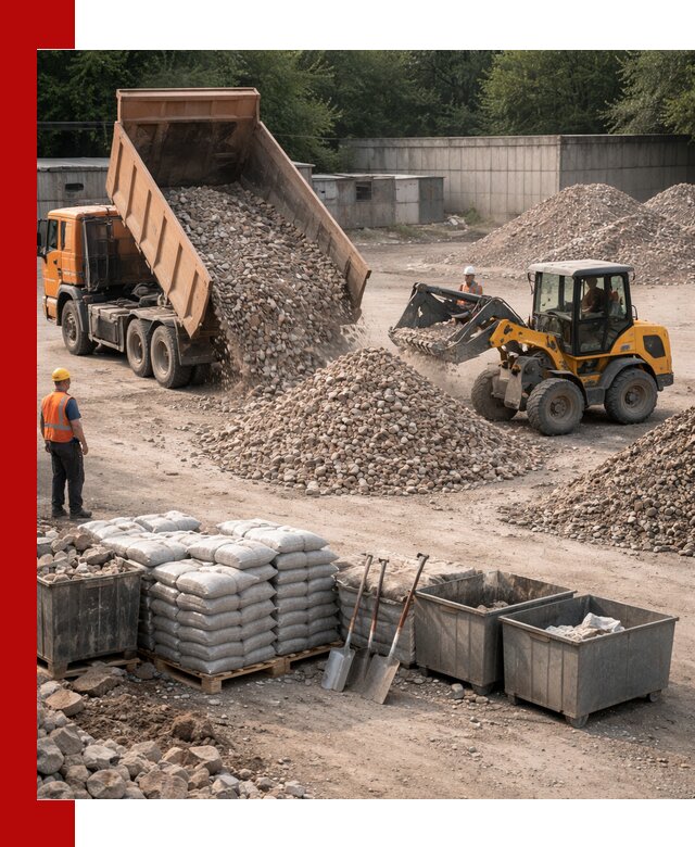 Вторичные материалы для отсыпки в Великом Новгороде — поставка и доставка