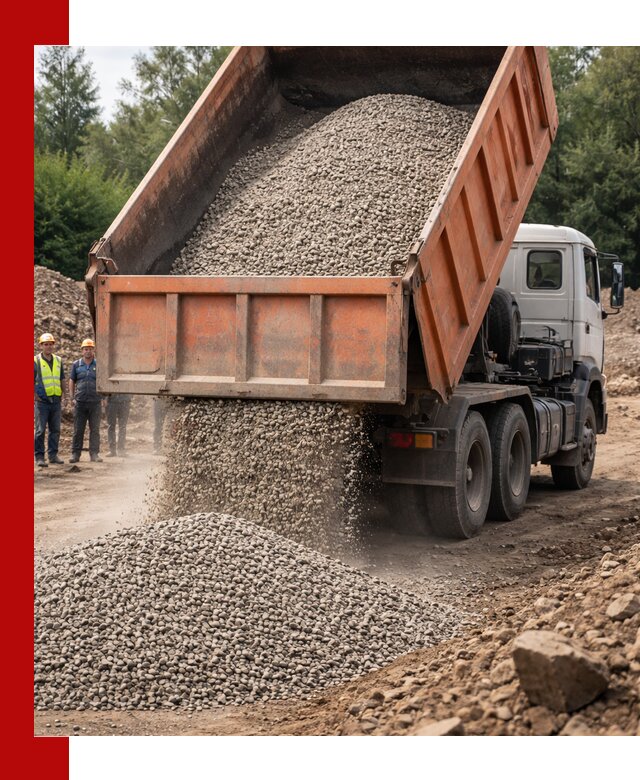 Доставка сыпучих материалов самосвалом в Великом Новгороде быстро и надежно