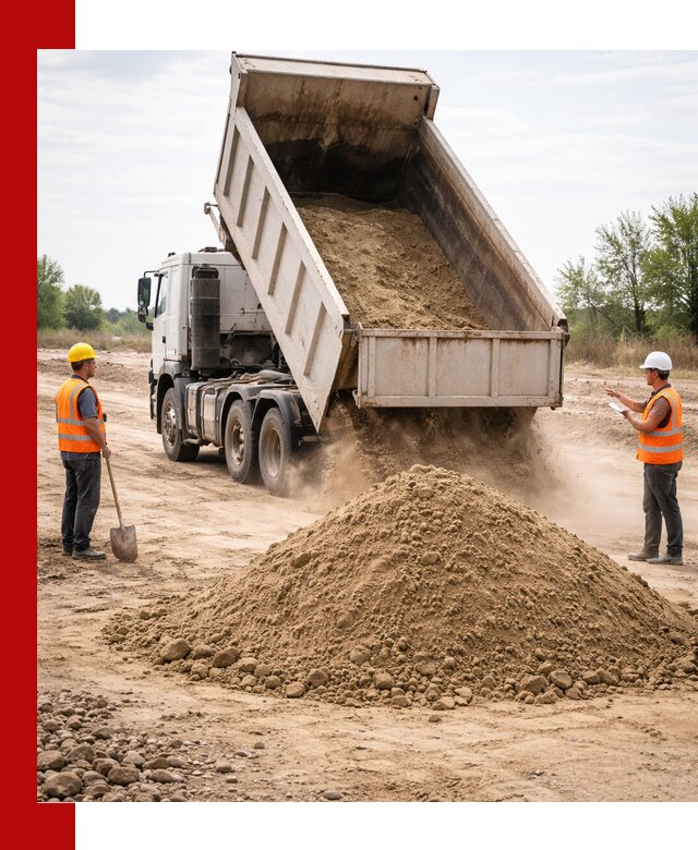 Доставка самосвалом 15 кубов в Великом Новгороде за город и по городу