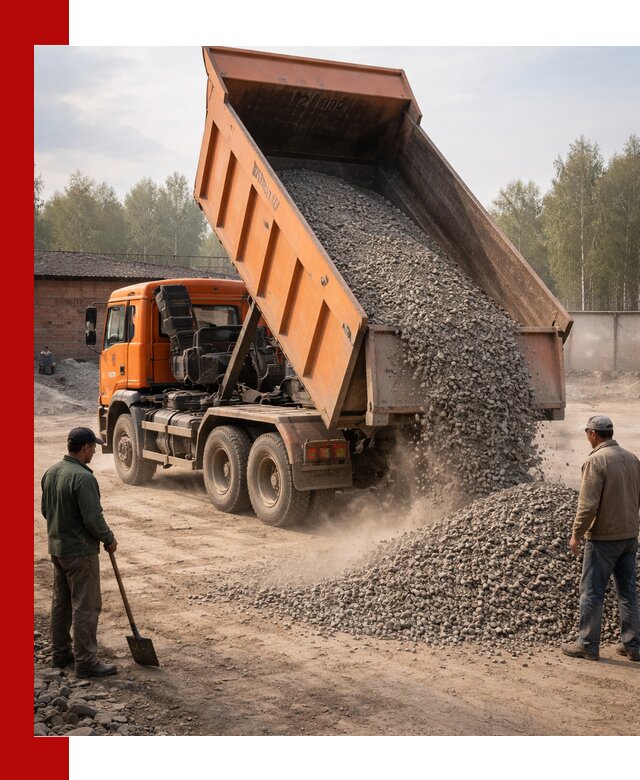 Доставка самосвалом 20 м3 в Великом Новгороде быстро и надежно