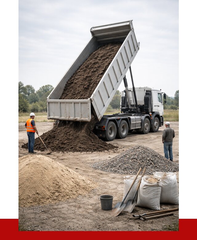 Доставка самосвалом 30 кубов в Великом Новгороде от 8696 р. | ПРОНЕРУДВлк