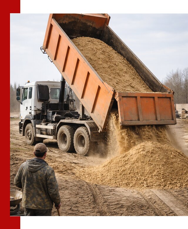 Аренда самосвала 20 тонн для перевозки грузов в Великом Новгороде