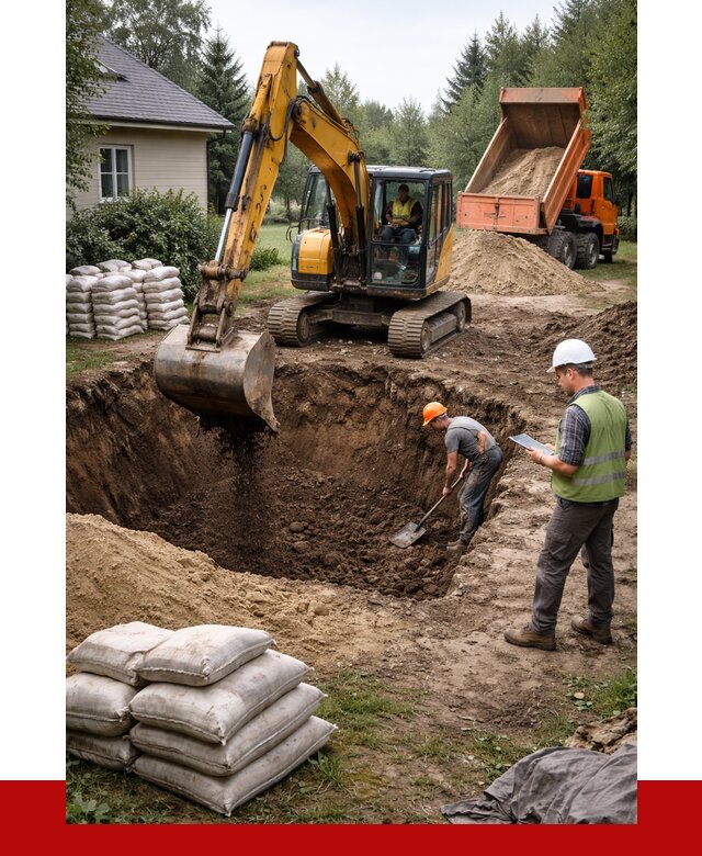 Рытье котлована в Великом Новгороде быстро от 4604 р. ПРОНЕРУДВлк
