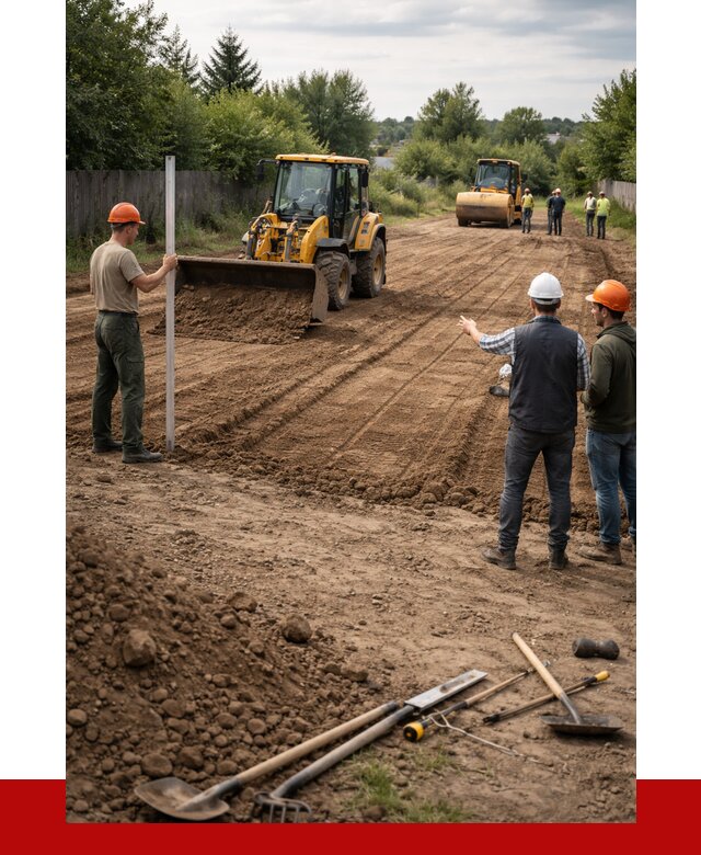 Планировка участка грунтом в Великом Новгороде от 4604 р ПРОНЕРУДВлк